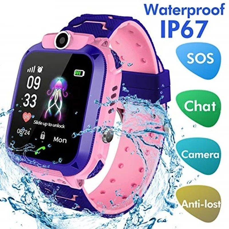 Smartwatch Watches For Boys - 2G enfants montre intelligente appel SOS
