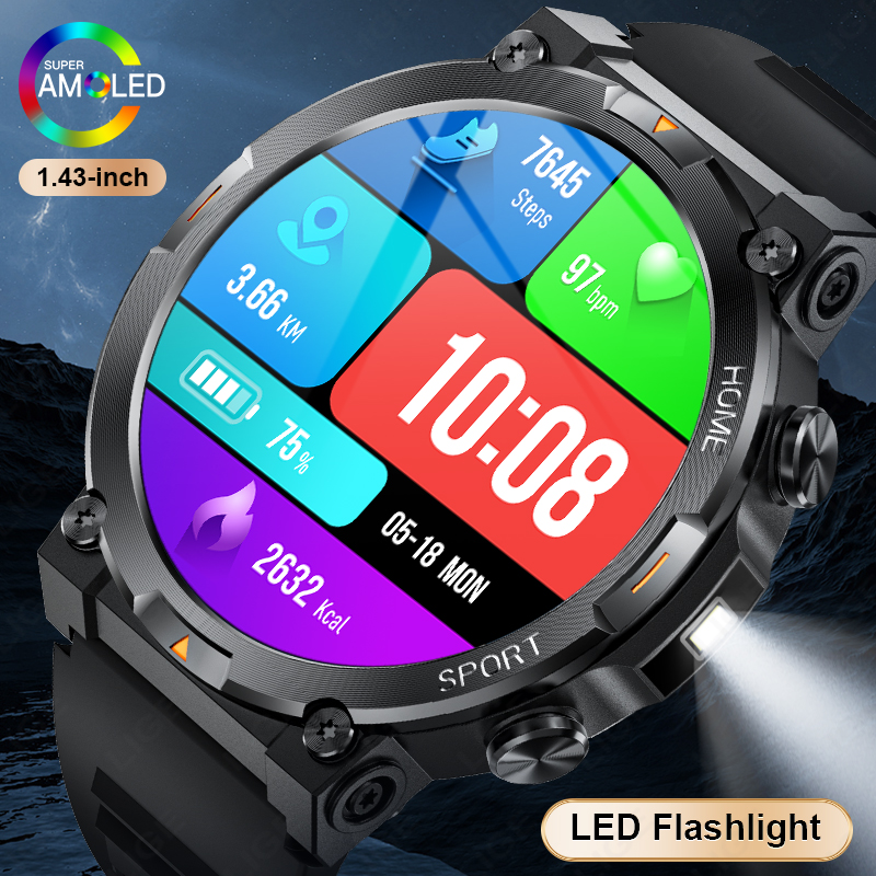 Smartwatch Latest Watches For Men - Montre connectée pour homme LIGE 2026,