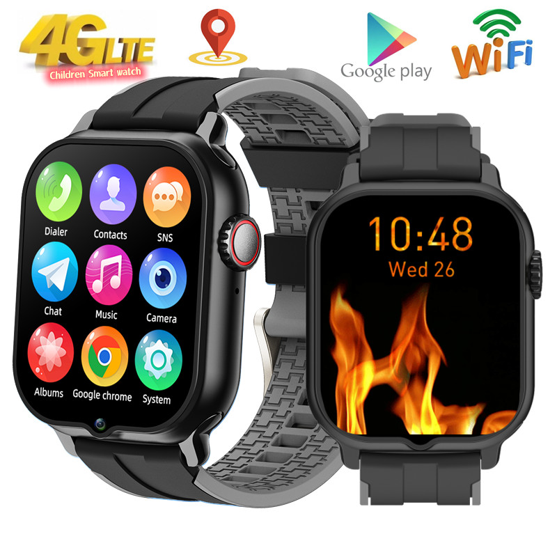 Smartwatch Watches For Kid Boy With Gps - Montre connectée Android 2024 pour enfants,