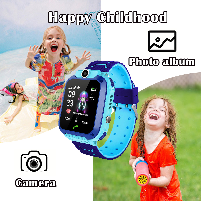 Smartwatch Watches For Kid Boy With Gps - Montre intelligente Q12B pour enfants avec