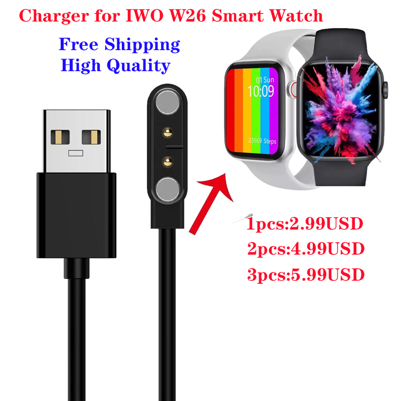 Watch Iwo - Adaptateur de chargeur magnétique 2 broches