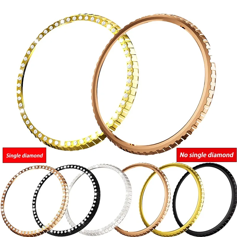 Smartwatch Ring Watches - Couvercle de lunette en métal pour
