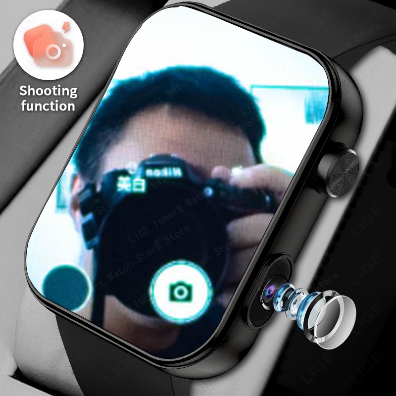 Smartwatch Latest Watches For Men - LIGE avec caméra peut prendre des