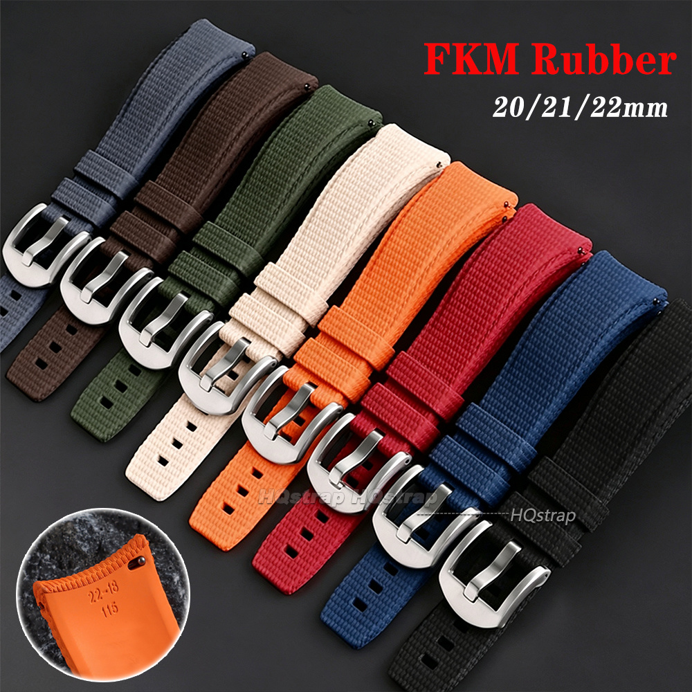 Watches Rolex Smartwatch - Bracelet de montre en caoutchouc FKM