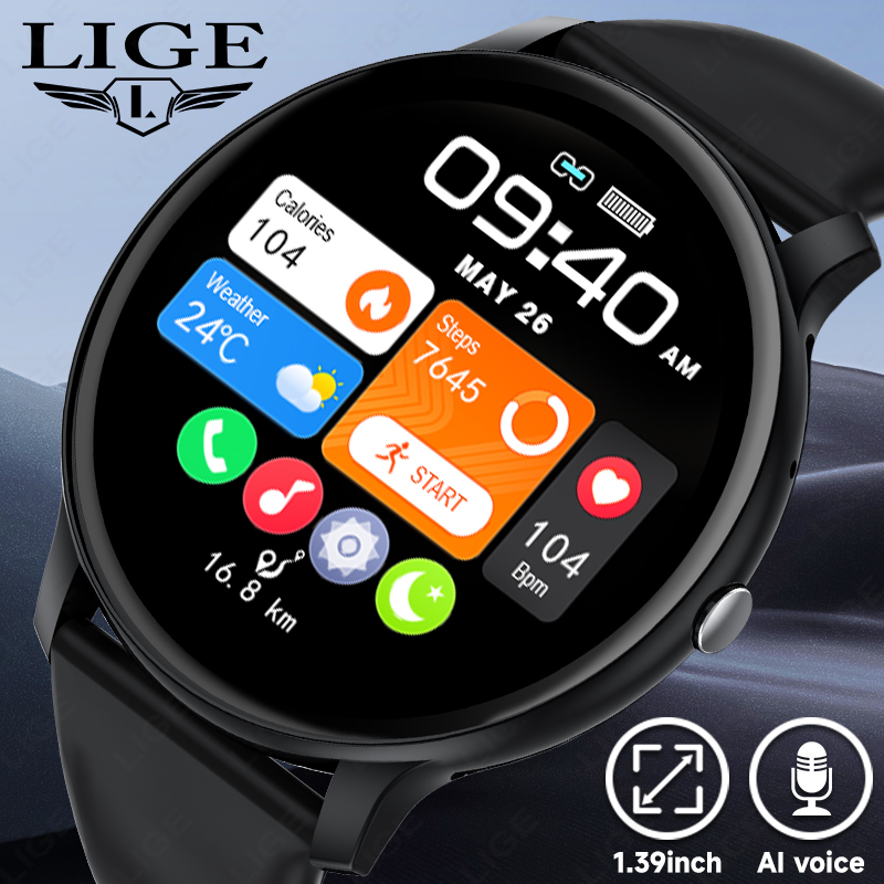 LIGE Bluetooth appel femmes mo - Smartwatch Latest Watches For Men avis et prix
