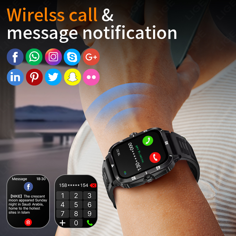 2.01 écran montre intelligente - Smartwatch Latest Watches For Men avis et prix