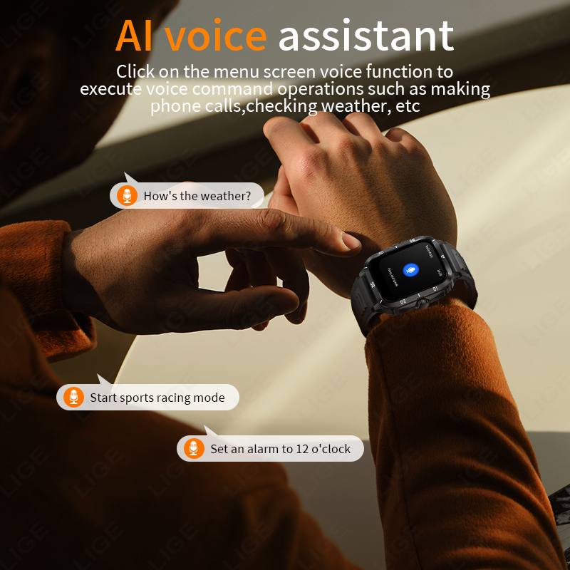 2.01 écran montre intelligente - Smartwatch Latest Watches For Men avis et prix