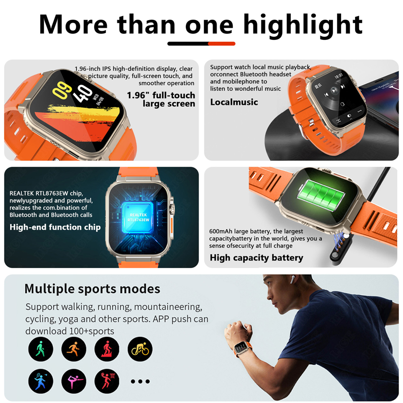 LIGE-Montre Connectée Ultra Ha - Smartwatch Latest Watches For Men avis et prix