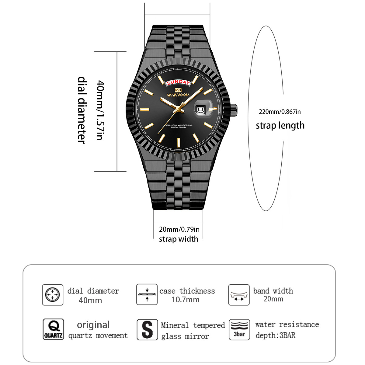 Montre à quartz pour homme, sé - Smartwatch Ring Watches avis et prix