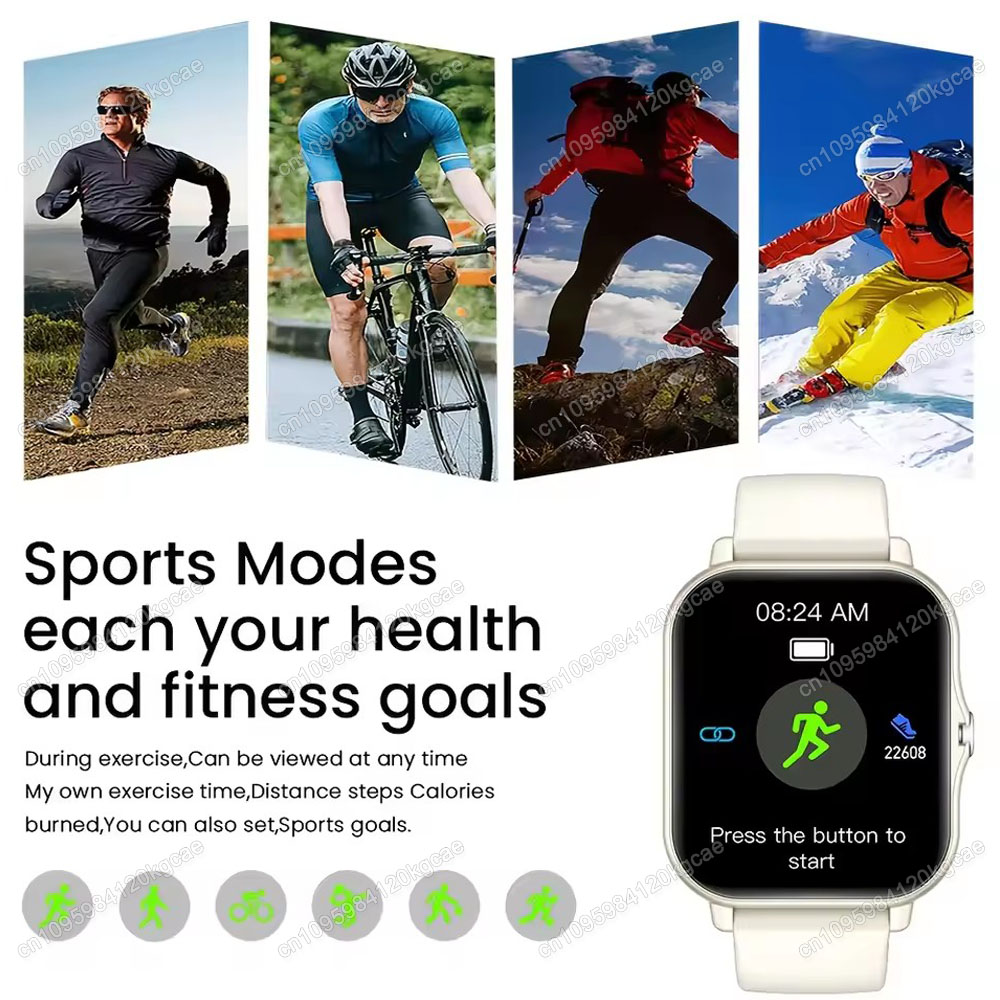 Montre connectée sportive à éc - Smartwatch Latest Watches For Men avis et prix
