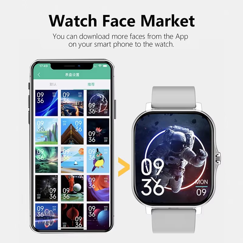 Montre connectée sportive à éc - Smartwatch Latest Watches For Men avis et prix