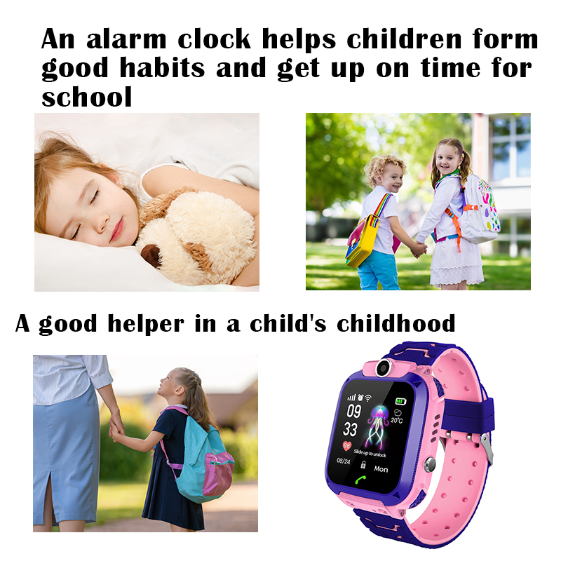 Montre intelligente Q12B pour  - Smartwatch Watches For Kid Boy With Gps avis et prix