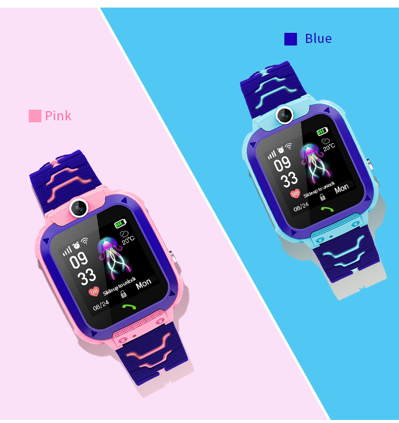Montre intelligente Q12B pour  - Smartwatch Watches For Kid Boy With Gps avis et prix