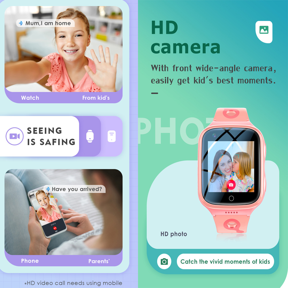 Montre connectée 4G pour enfan - Smartwatch Watches For Boys avis et prix