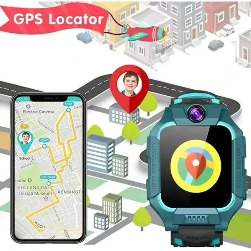 Montre connectée pour enfants  - Smartwatch Watches For Kid Boy With Gps avis et prix