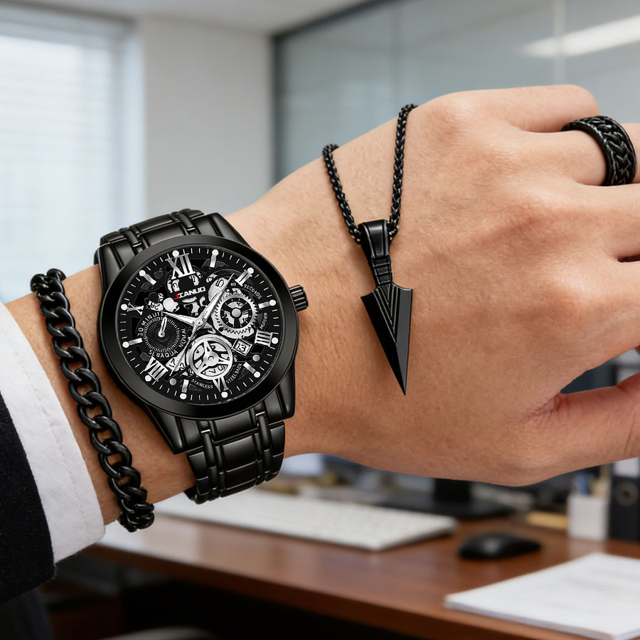 Montre de luxe pour homme avec - Smartwatch Ring Watches avis et prix