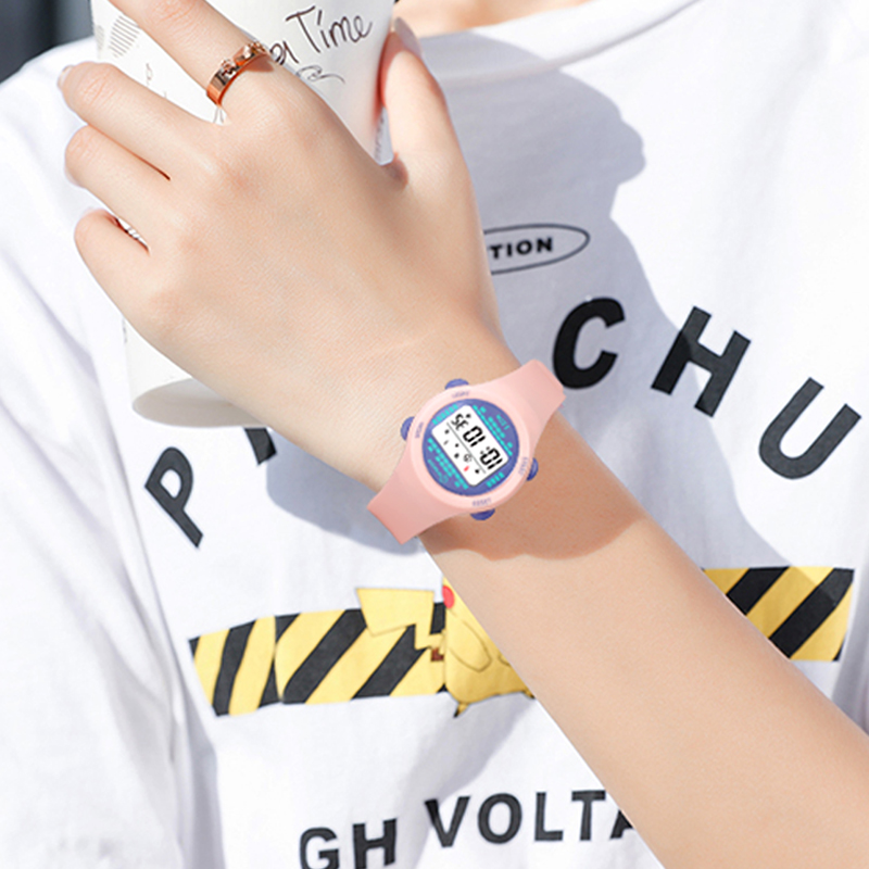 Montre électronique pour enfan - Smartwatch Pink Watches For Kids avis et prix