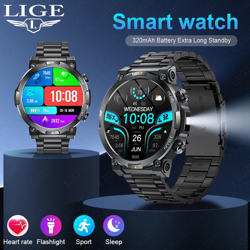Montre connectée de sport LIGE - Smartwatch Latest Watches For Men avis et prix