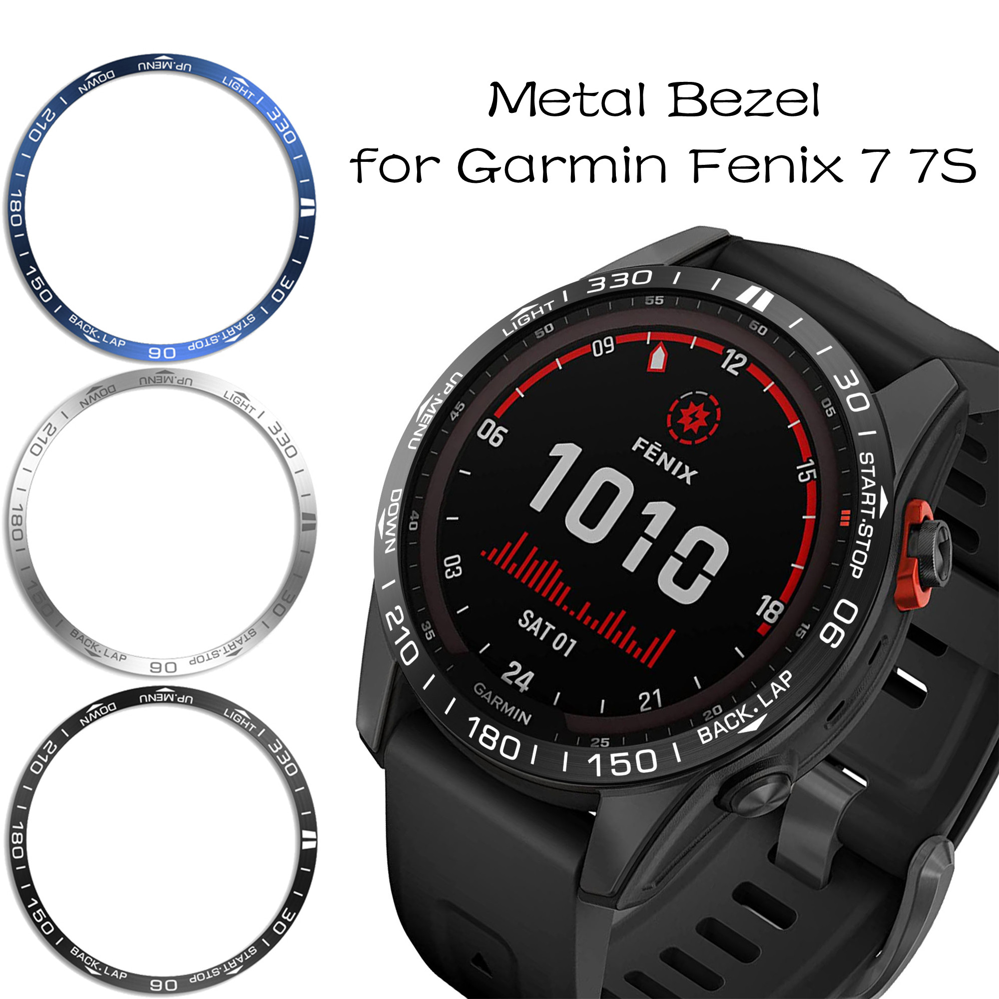 Lunette de style en métal pour - Smartwatch Ring Watches avis et prix