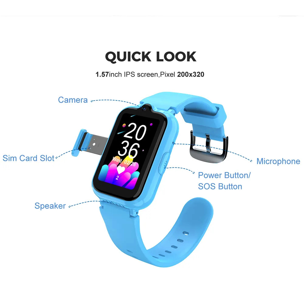 Montres intelligentes étanches - Smartwatch Watches For Kid Boy With Gps avis et prix