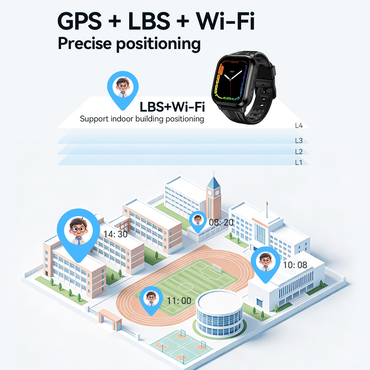 Montre connectée pour enfants  - Smartwatch Watches For Boys avis et prix