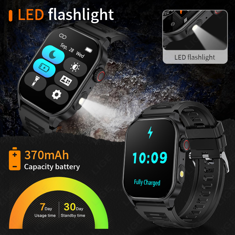 LIGE montre intelligente pour  - Smartwatch Latest Watches For Men avis et prix