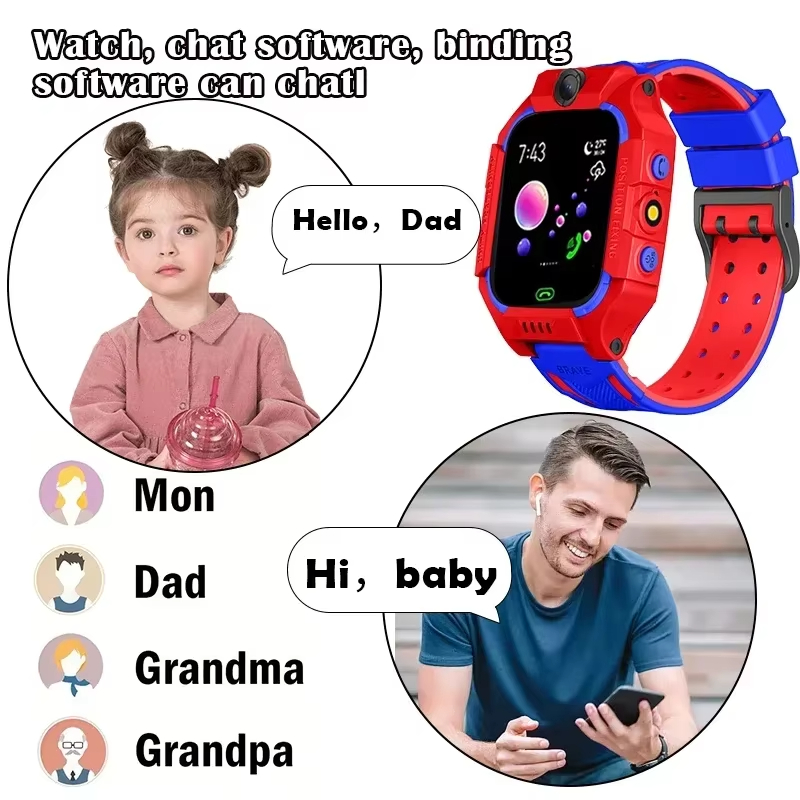 Montre intelligente pour enfan - Smartwatch Watches For Kid Boy With Gps avis et prix