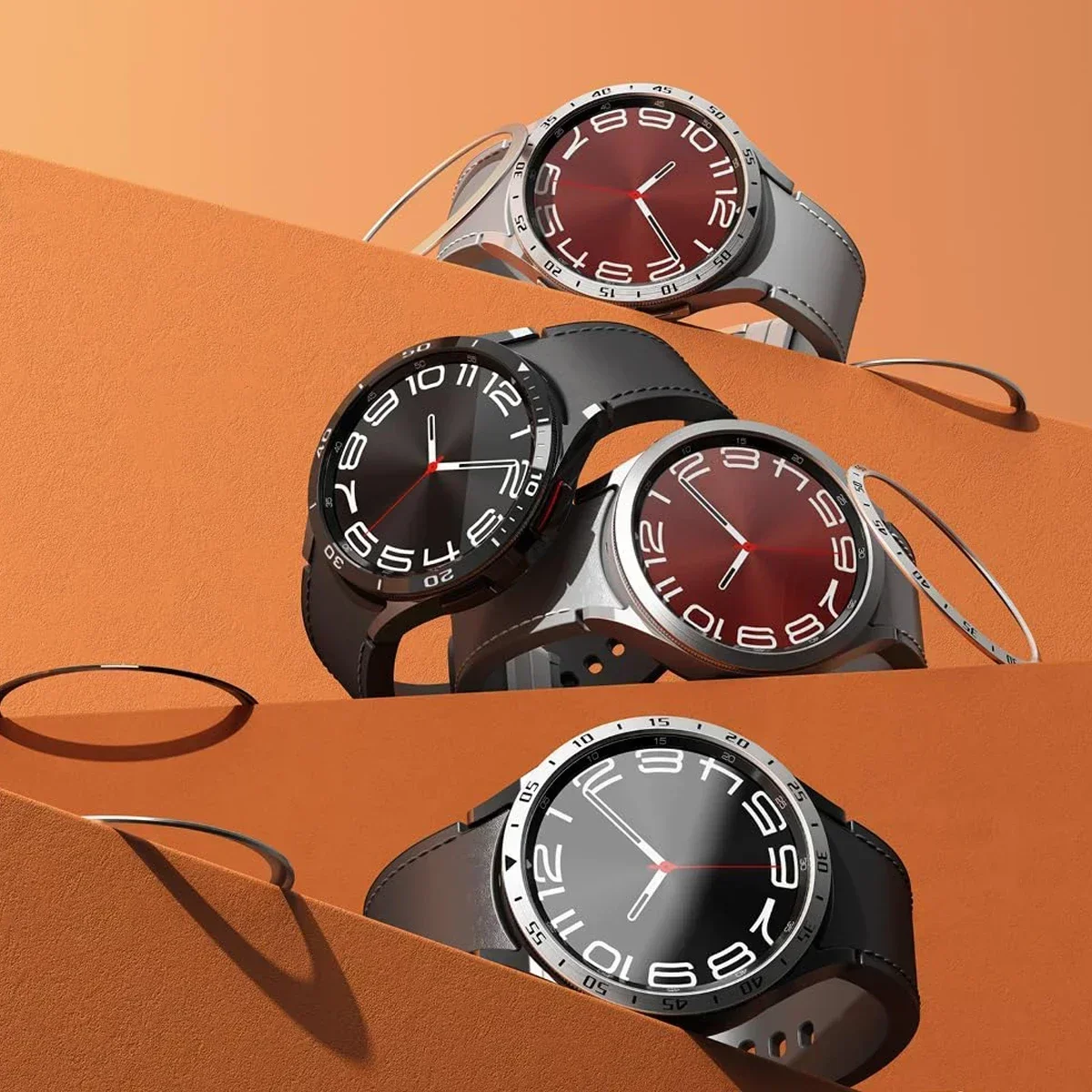 Anneau de lunette en métal pou - Smartwatch Ring Watches avis et prix